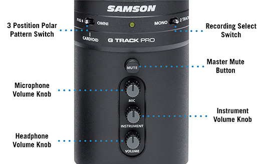 Samson G-Track Pro USB микрофон