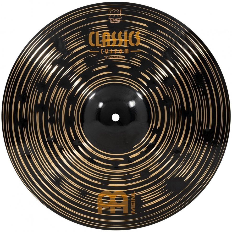 Тарілка Crash Meinl CC16TDAC Classics Custom Thin Crash Dark 16" Тарілка Crash Meinl CC16TDAC Classics Custom Thin Crash Dark 16"
