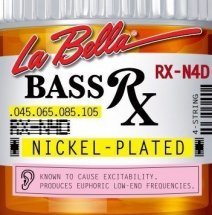 La Bella Nickel Round Wound RX-N4D, 45-105
