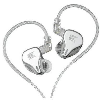 Навушники KZ Audio DQ6 Silver No Mic