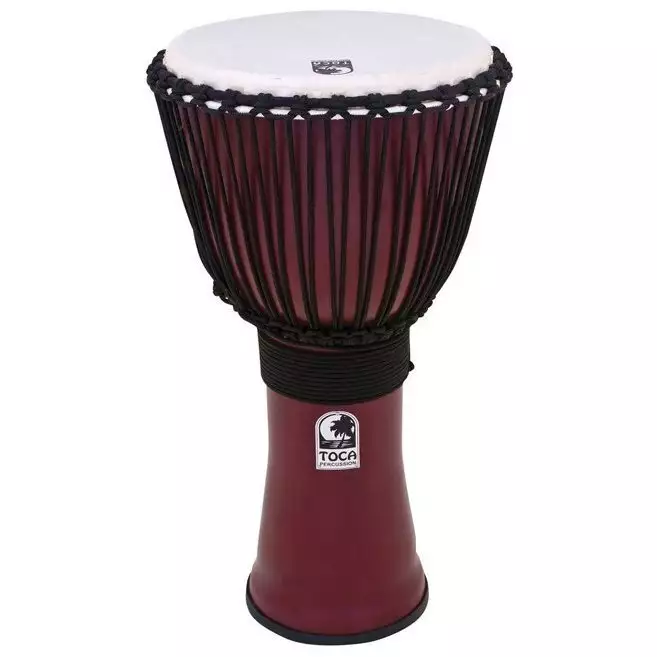 Джембе Toca Freestyle II Rope Tuned TF2DJ-12R (12") Dark Red Джембе Toca Freestyle II Rope Tuned TF2DJ-12R (12") Dark Red