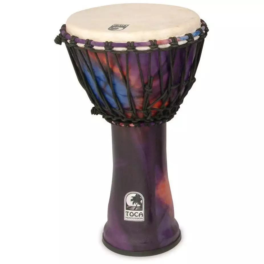 Джембе Toca Freestyle Rope Tuned SFDJ-10WP (10") Woodstock Purple Джембе Toca Freestyle Rope Tuned SFDJ-10WP (10") Woodstock Purple
