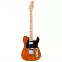  Squier by Fender Affinity Series Telecaster Flame Maple Top Mocha