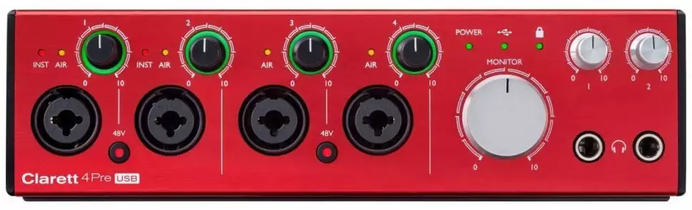 Звукова карта Focusrite Clarett 4Pre USB Звукова карта Focusrite Clarett 4Pre USB