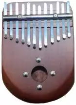  Palm Percussion KALIMBA CURVE SHAPE BROWN