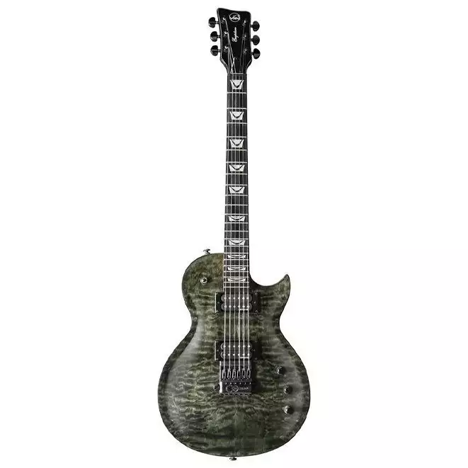 Електрогітара VGS Eruption Select Evertune Jet Black Faded (Evertune) Електрогітара VGS Eruption Select Evertune Jet Black Faded (Evertune)