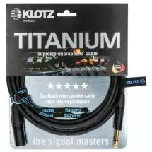 Klotz Titanium Starquad Analog Audio Cable With Male Xlr To Balanced Jack Plug 1,5 M