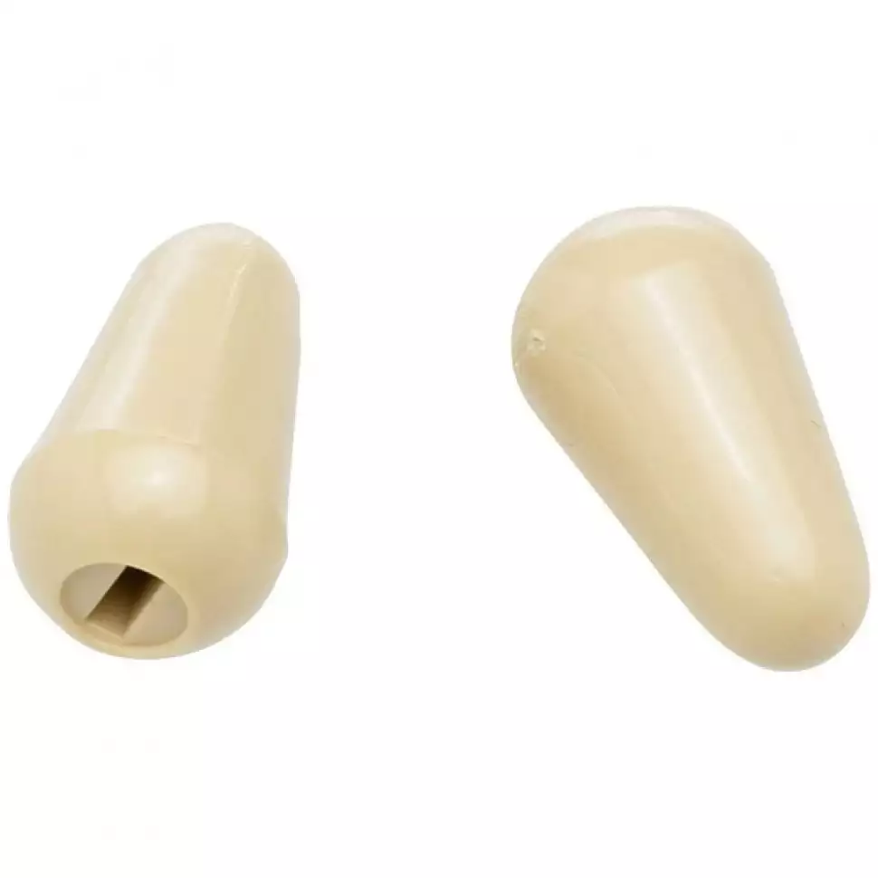 Інша гітарна фурнітура Fender Switch Tips For Stratocaster Aged White