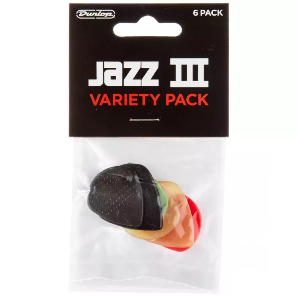 Медіатор Dunlop JAZZ III PICK VARIETY PACK