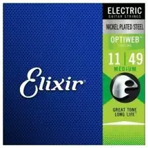 Elixir 19102 Optiweb Nickel Plated Steel Medium 11-49 (EL OW M)