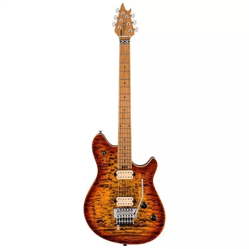 Электрогитара EVH Wolfgang Special QM, Baked Maple Fingerboard Tiger Eye Glow Электрогитара EVH Wolfgang Special QM, Baked Maple Fingerboard Tiger Eye Glow