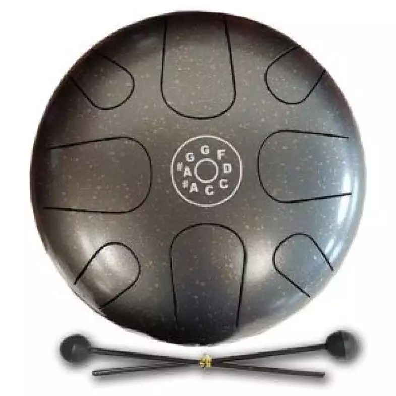 Другая перкуссия PALM PERCUSSION METAL TONGUE DRUM 8 LEAFS SPOT GREY Другая перкуссия PALM PERCUSSION METAL TONGUE DRUM 8 LEAFS SPOT GREY