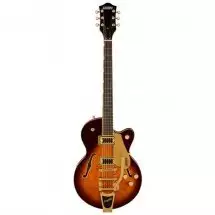  Gretsch G5655TG Electromatic Center Block Jr. Single-Cut With Bigsby And Gold Hardware Barrel Burst