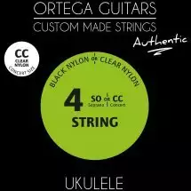 Ortega Custom Authentic Clear Nylon UKA-CC