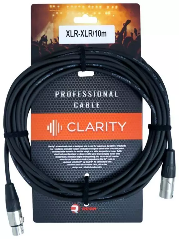 Кабель микрофонный Clarity XLR-XLR/10m