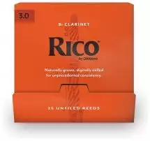 D'Addario Bb Clarinet #3.0 - 25 Box