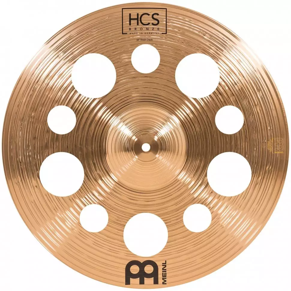 Тарелки Crash Meinl HCS Bronze HCSB18TRC Trash Crash 18" Тарелки Crash Meinl HCS Bronze HCSB18TRC Trash Crash 18"