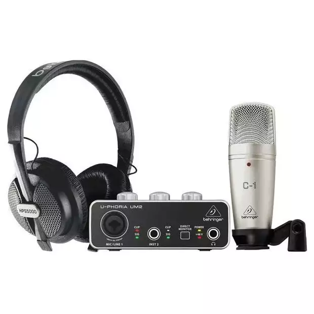 Комплект для звукозапису Behringer U-PHORIA STUDIO Комплект для звукозапису Behringer U-PHORIA STUDIO