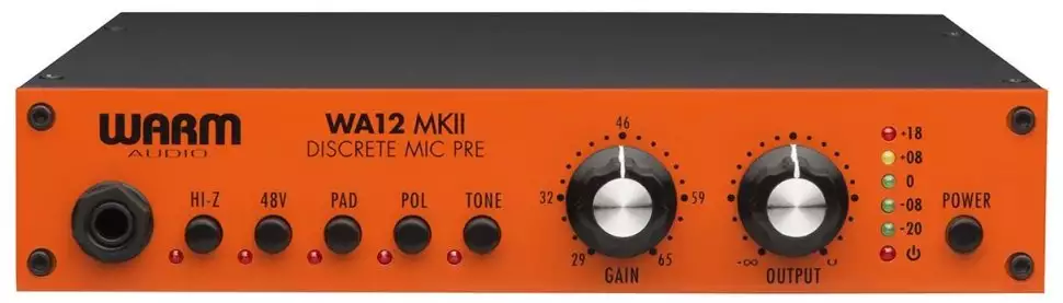 Микрофонный предусилитель Warm Audio WA12 MKII Микрофонный предусилитель Warm Audio WA12 MKII