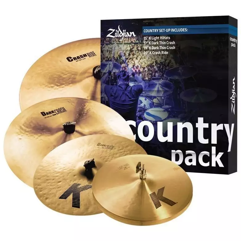 Набор тарелок для ударных ZILDJIAN COUNTRY K PACK Набор тарелок для ударных ZILDJIAN COUNTRY K PACK
