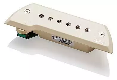 Звукосниматель для акустической гитары EMG ACS Ivory W/Chrome Poles