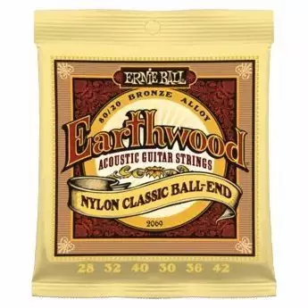 Струны для банджо, мандолины Ernie Ball P02069 Folk Nylon Ball End Струны для банджо, мандолины Ernie Ball P02069 Folk Nylon Ball End