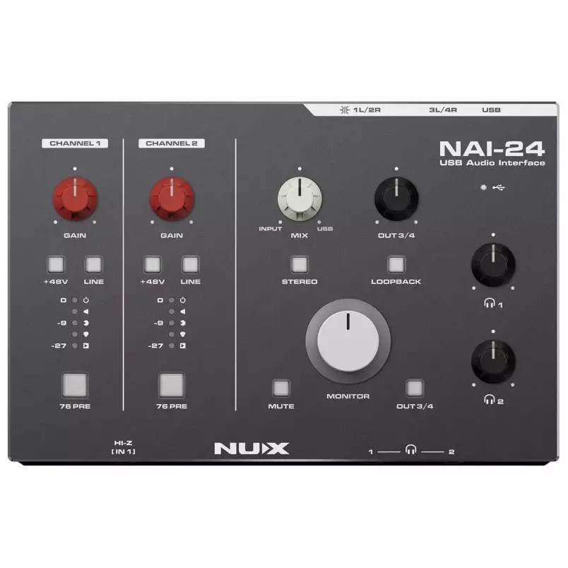 Звуковая карта NUX NAI-24 Звуковая карта NUX NAI-24