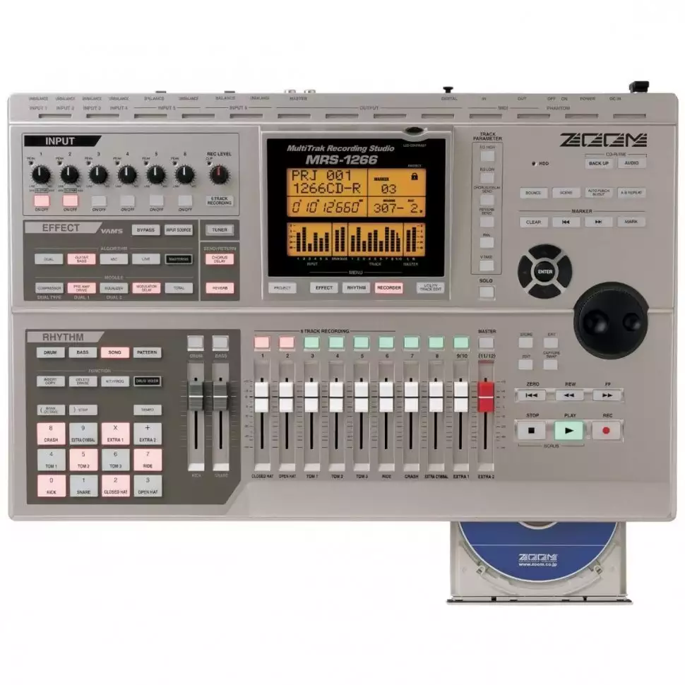 Портастудия Zoom MRS-1266 CD Портастудия Zoom MRS-1266 CD
