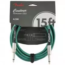 Fender Cable Contour Series 15' Sherwood Green