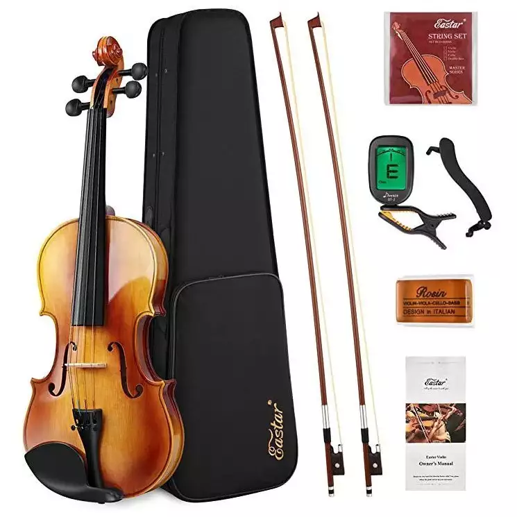 Скрипка Donner Music Eastar EVA-330 4/4 Solid Wood Violin Set Скрипка Donner Music Eastar EVA-330 4/4 Solid Wood Violin Set