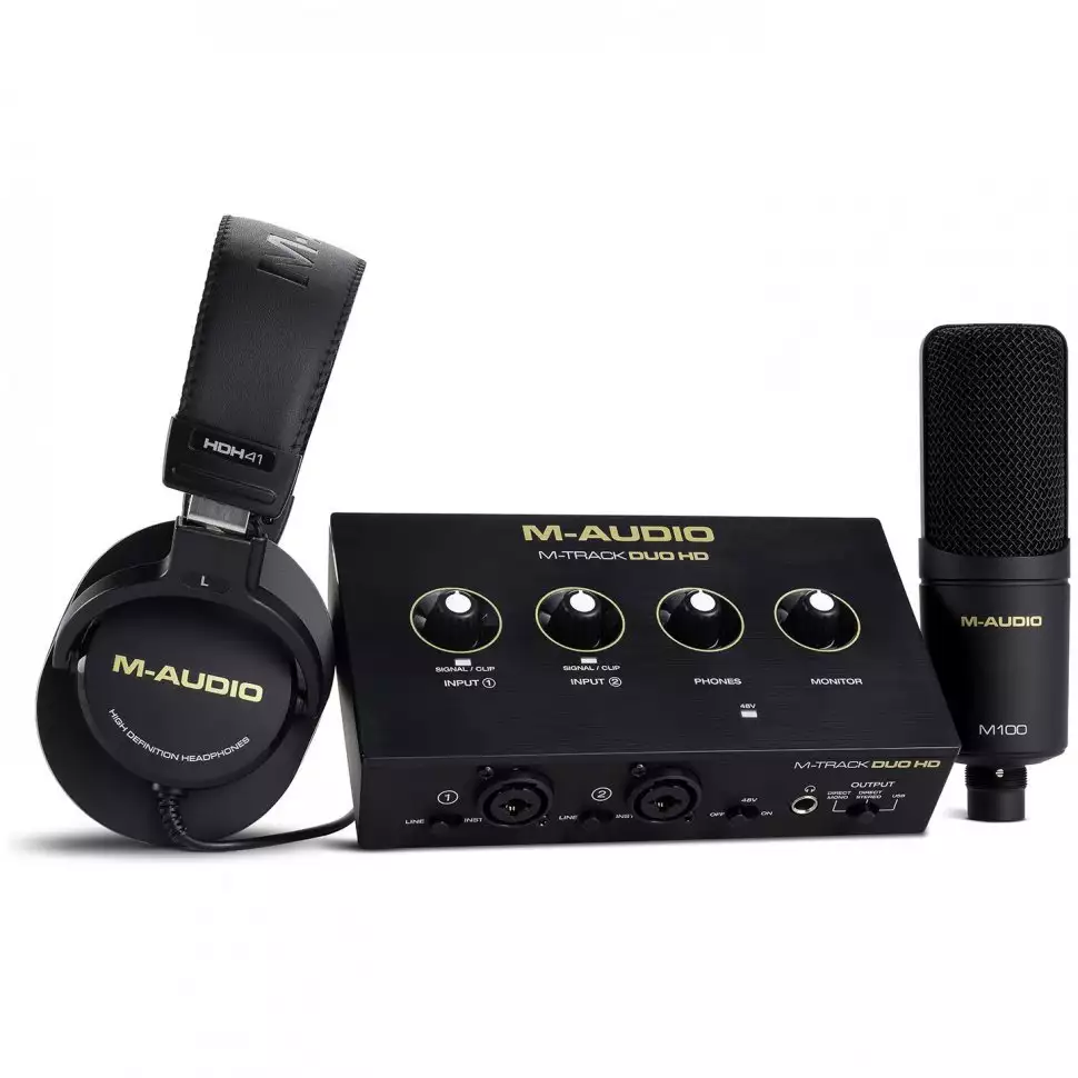 Звуковая карта M-Audio M-Track Duo HD Producer Pack Звуковая карта M-Audio M-Track Duo HD Producer Pack