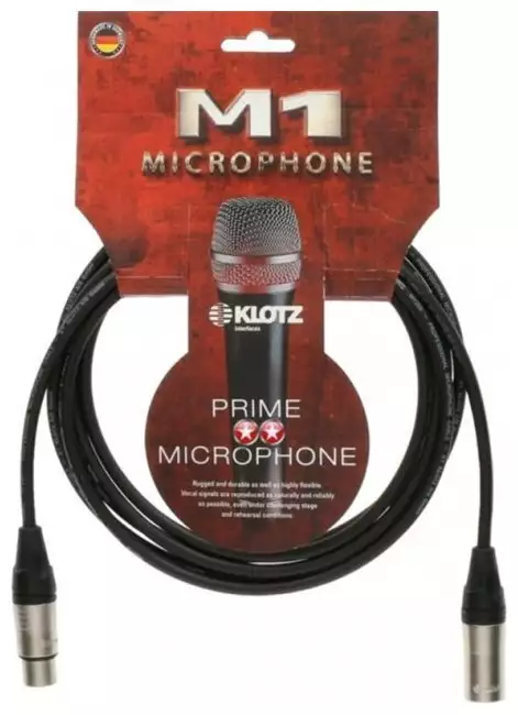 Кабель микрофонный Klotz M1 PRIME MICROPHONE CABLE 1 M Кабель микрофонный Klotz M1 PRIME MICROPHONE CABLE 1 M