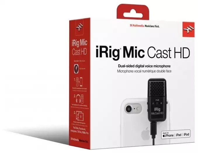 Микрофон IK Multimedia iRig Mic Cast HD Микрофон IK Multimedia iRig Mic Cast HD