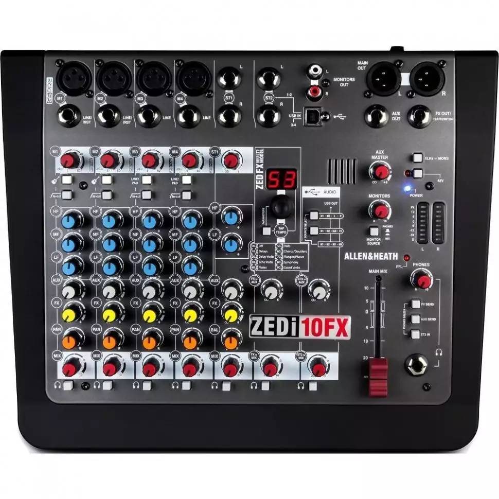 Пассивный микшерный пульт Allen & Heath ZEDi-10FX