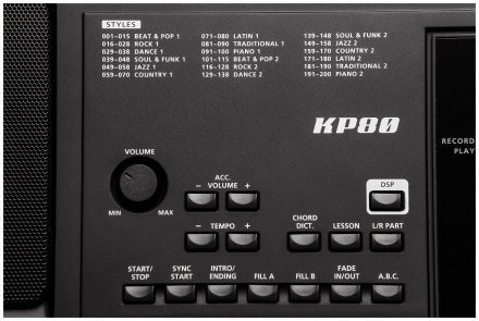 Синтезатор Kurzweil KP80 - Фото №125229