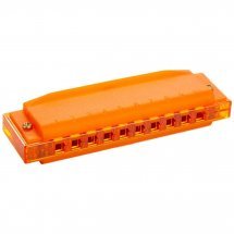  Hohner Beginner Translucent Harp M5255 C-major (Orange)