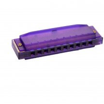  Hohner Beginner Translucent Harp M5256 C-major (Purple)