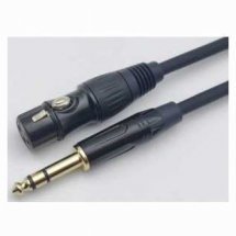 4all Audio XLR F-6.35 TRS Stereo 2M