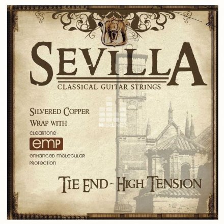Струны для классической гитары Cleartone 8450 Sevilla Tie End High Tension - Фото №17544