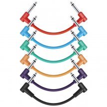 Donner Music 6 Inch Guitar Patch Cable Colored cable 6-Pack