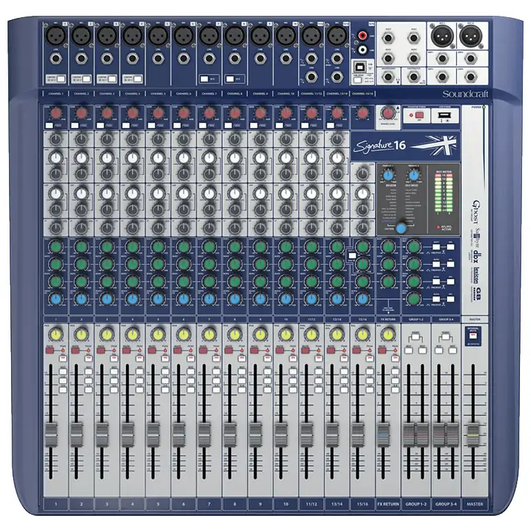 Пассивный микшерный пульт Soundcraft Signature 16 Пассивный микшерный пульт Soundcraft Signature 16