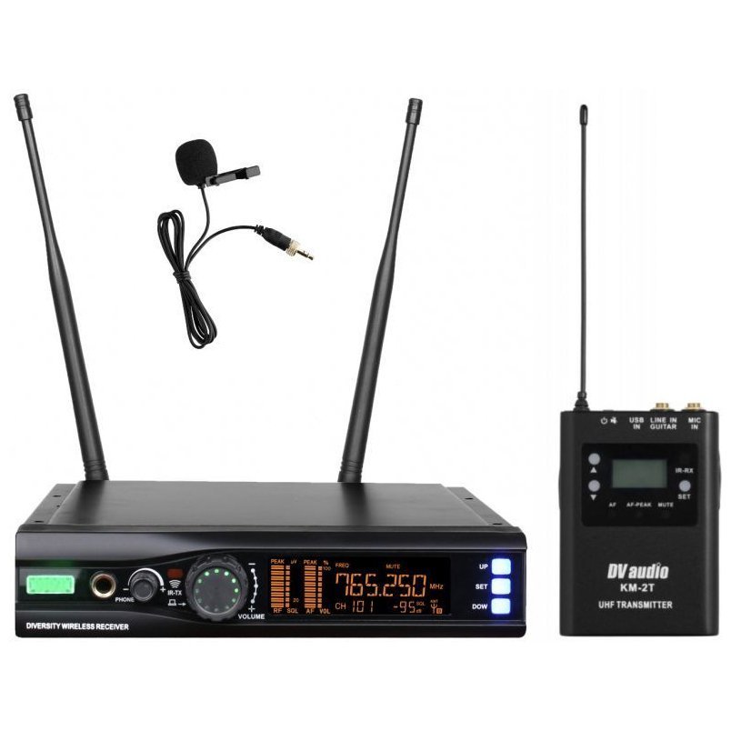 Радіосистема DV audio WMS-12T з петличним мікрофоном