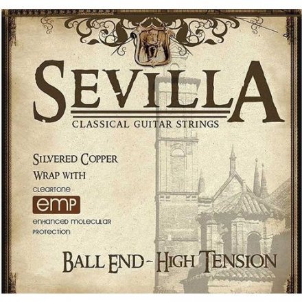 Струни до класичної гітари Cleartone 8452 Sevilla Ball End High Tension - Фото №17545