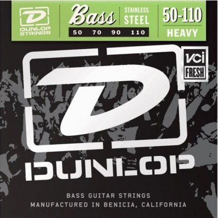 Струны для бас-гитары Dunlop DBS50110 Stainless Steel Heavy 50-110 - Фото №18771