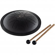 Meinl Sonic Energy SSTD1BK Steel Tongue Drum F-Minor (7") Black