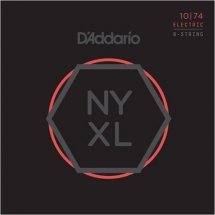 D'Addario NYXL1074 Light Top Heavy Bottom 8-String 10-74