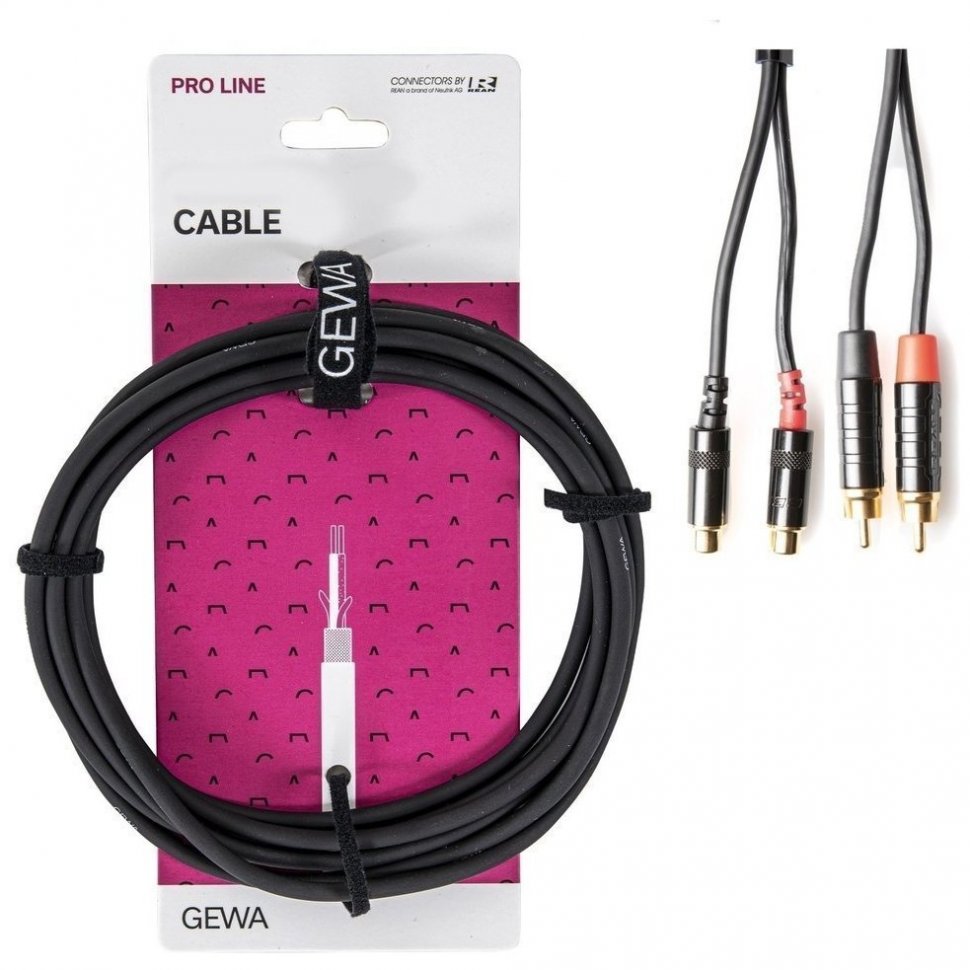 Gewa Pro Line 2x RCA/2x RCA (6 м)
