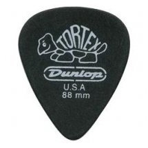 Dunlop 488P.88 Tortex Pitch Black Players Pack 0.88