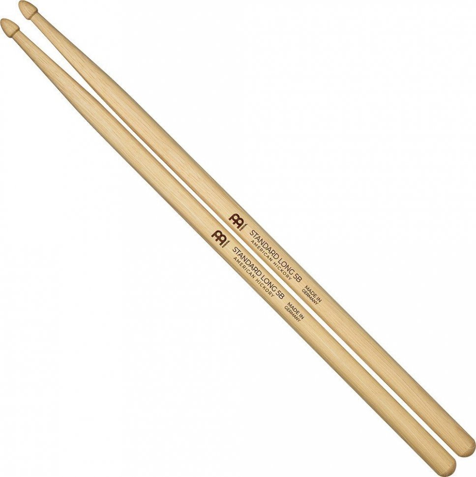 Барабанні палички Meinl SB104 Standard Long 5B (American Hickory) Барабанні палички Meinl SB104 Standard Long 5B (American Hickory)