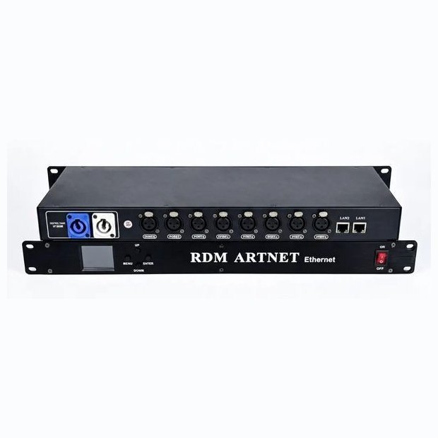 Контроллер управления светом Pro Lux Artnet 8 RDM Контроллер управления светом Pro Lux Artnet 8 RDM